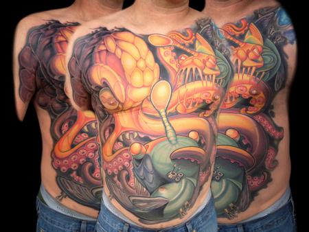 Tattoos - Octopus and Anglers - 140721